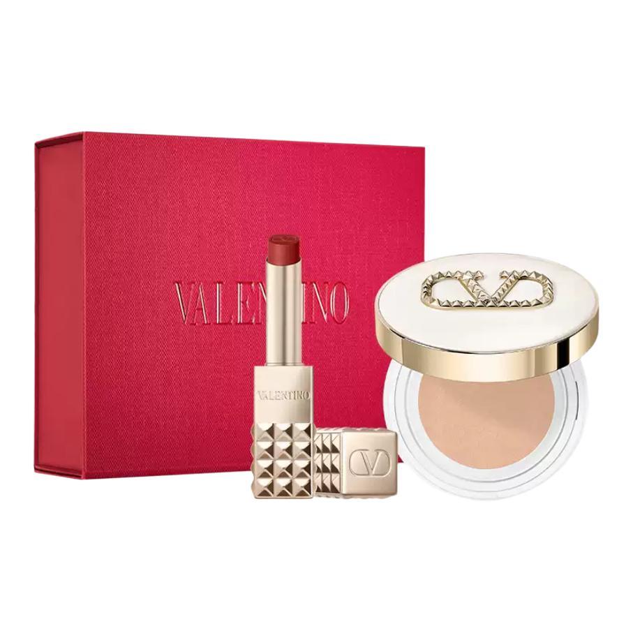 

Помада-бальзам для губ Air Cushion набор макияжа Natural для разных типов кожи LN2+134R Valentino