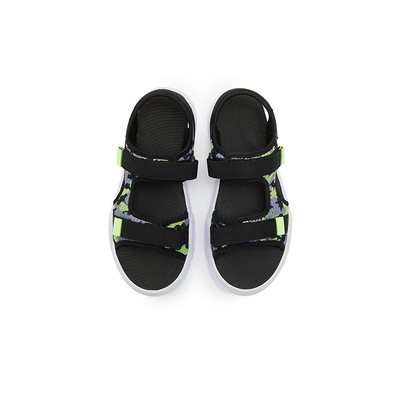 XTEP Сандалии Slip Resistant, Abrasion Resistant, And Balanced Low top Sandal Black Slate Gray Kids' — фото 4