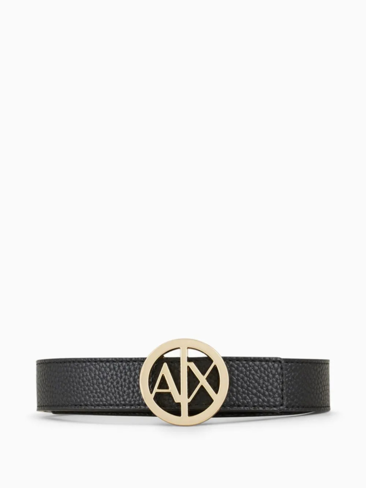 

Armani Exchange ремень с пряжкой-логотипом, черный