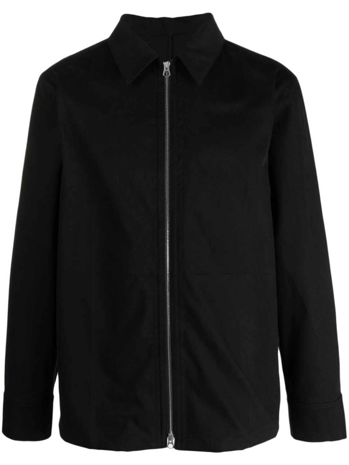 

Jil Sander куртка-рубашка на молнии, черный