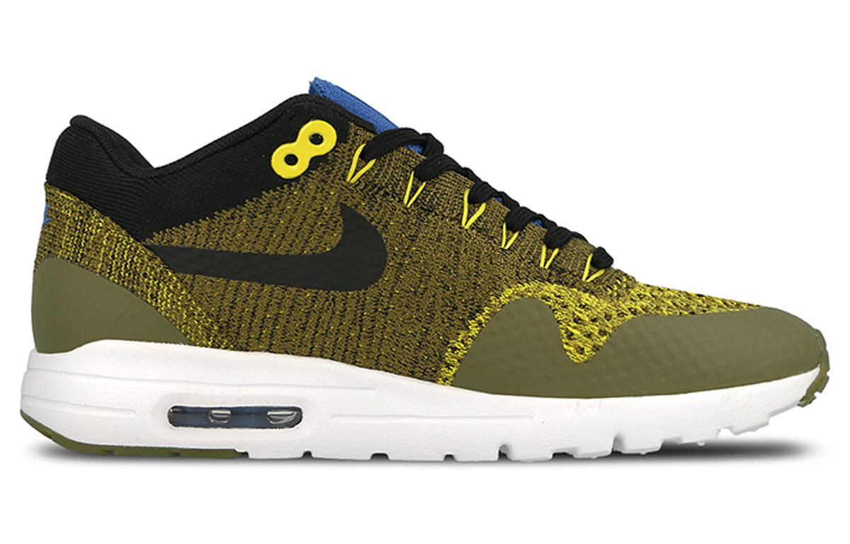 

Кроссовки Air Max 1 женские с низким верхом, желтые/зеленые Nike