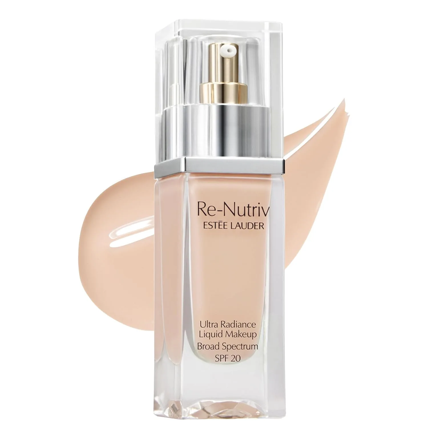 Жидкая тональная основа Estée Lauder Re-Nutriv Ultra Radiance SPF 20 | Роскошная, увлажняющая, стойкая, 30 мл, 1N2 Ecru - Light with neutral rosy undertones
