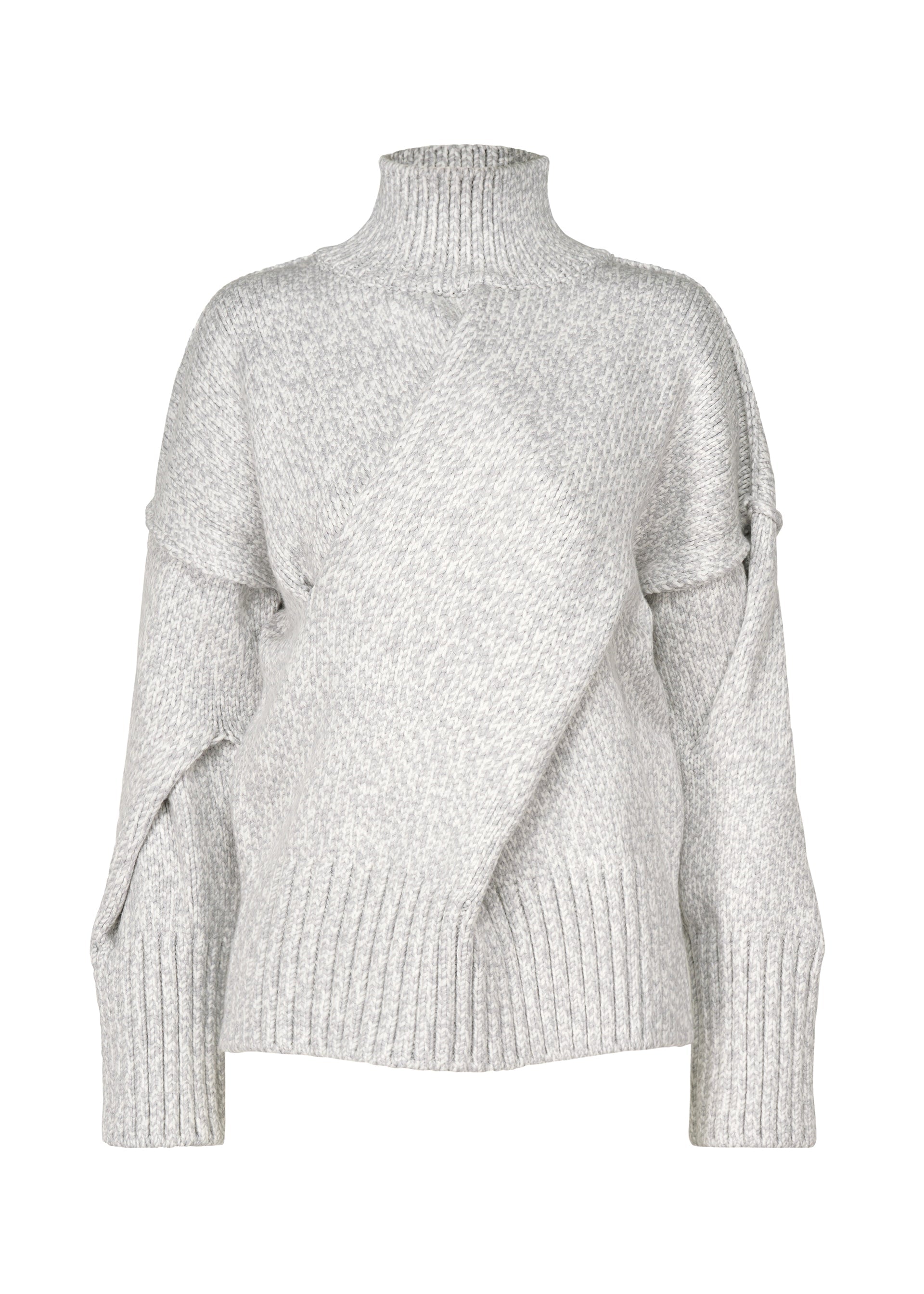 

Топ brobdingnag knit Issey Miyake, серый