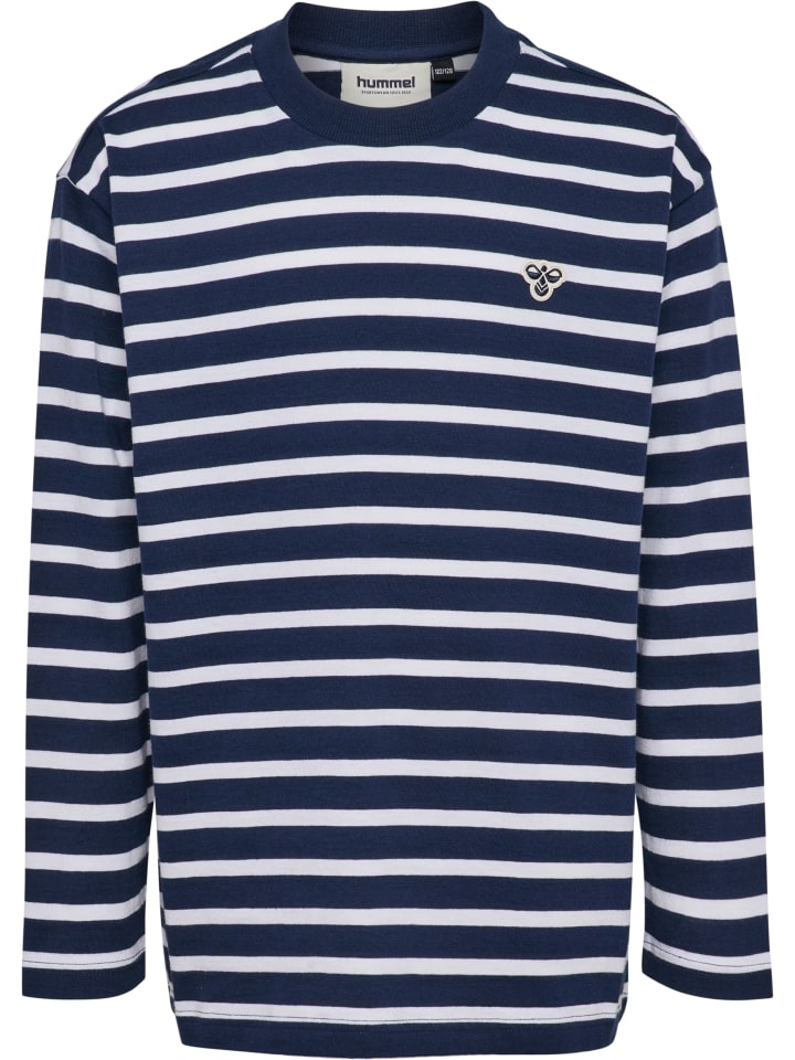 

Hummel Футболка Hmljr Loose детская в сине-белой расцветке
