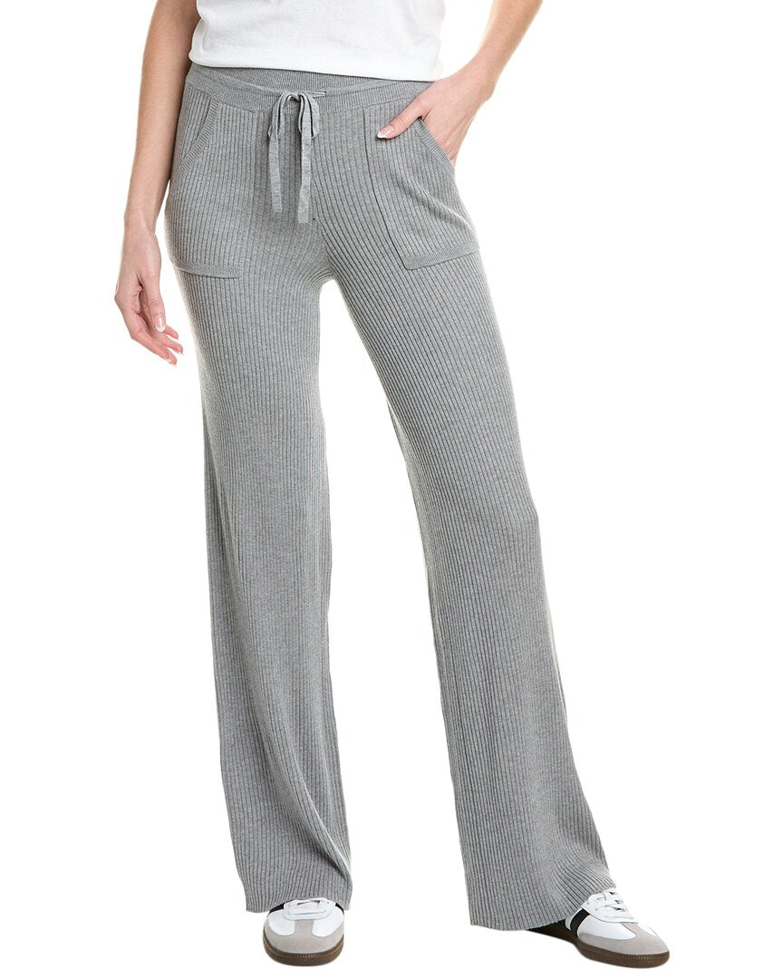 

Великолепные длинные брюки Georgie Rib из кашемира Splendid, серый