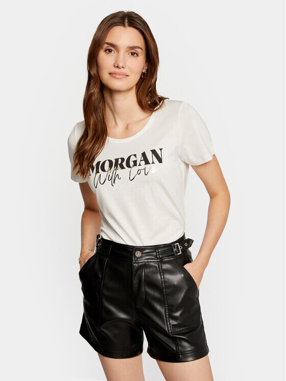 

Футболка стандартного кроя Morgan, белый