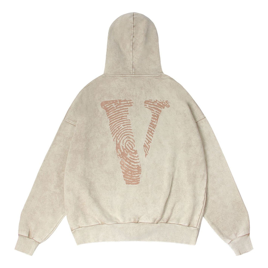 

Худи VLONE Finger Print Logo Hoodie 'Beige Red', бежевый
