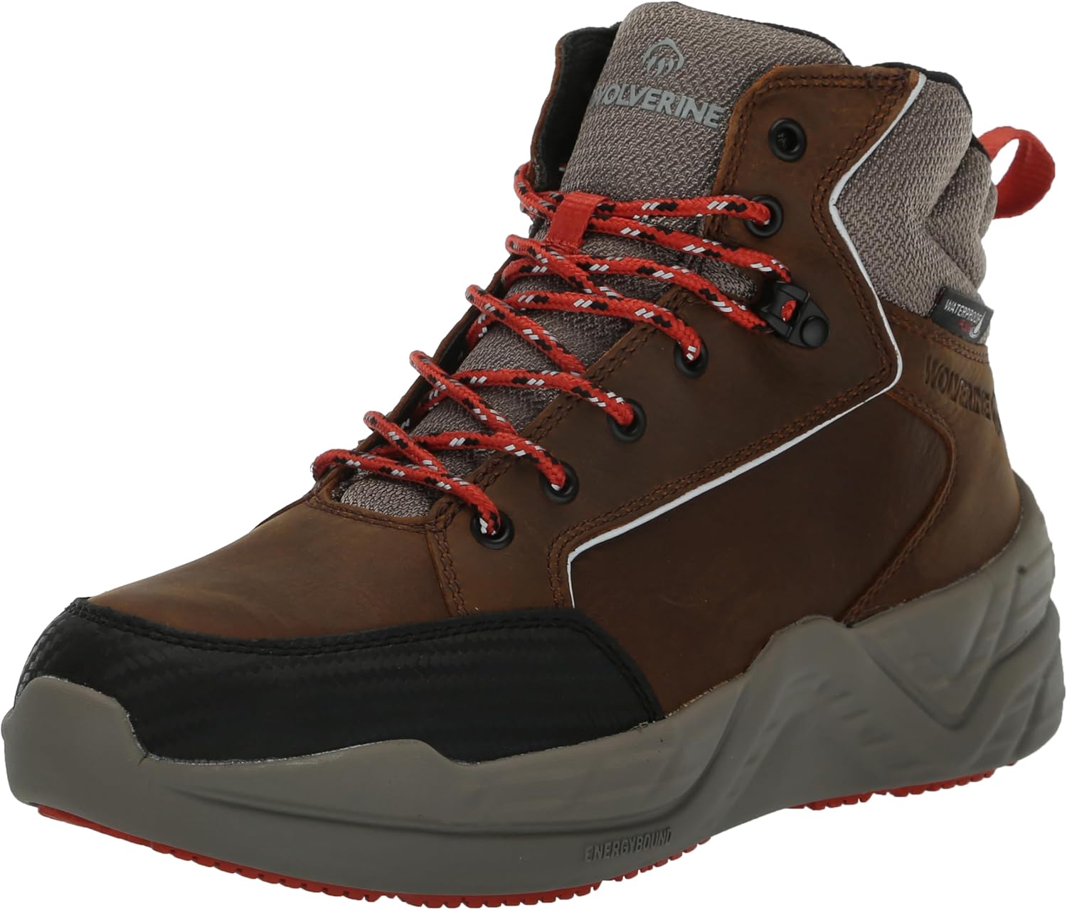 

Мужские ботинки Wolverine Proshift Mid LX водонепроницаемые, Sudan Brown