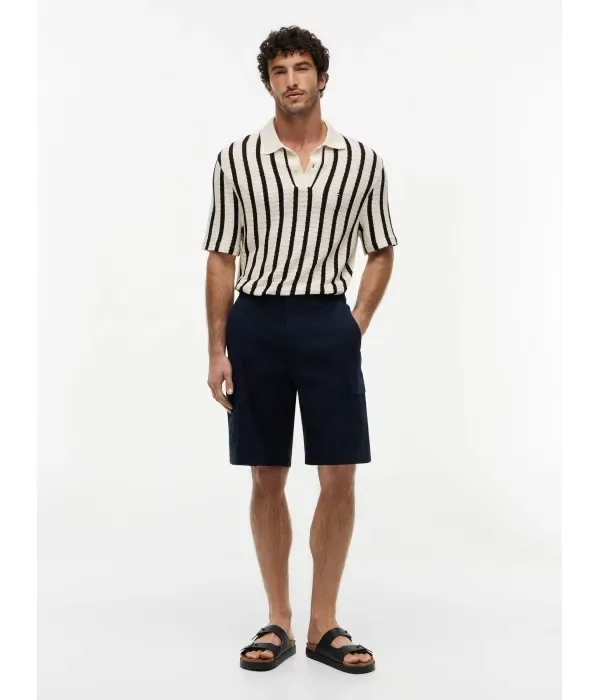 Шорты-Карго relaxed fit Tommy Hilfiger, темно-синий — фото 2