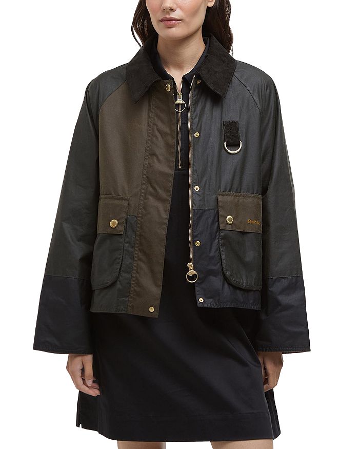 

Куртка Alma Wax Barbour, зеленый