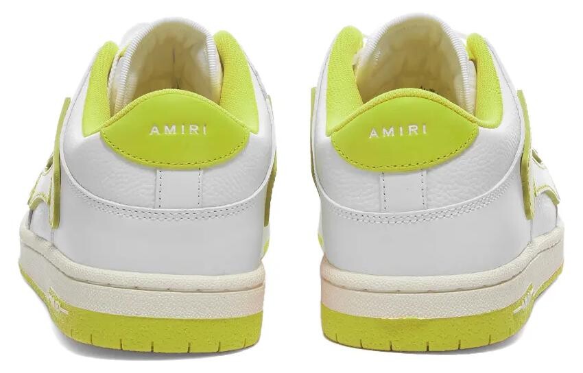 Кроссовки мужские низкие Amiri, бело-зеленый — фото 4