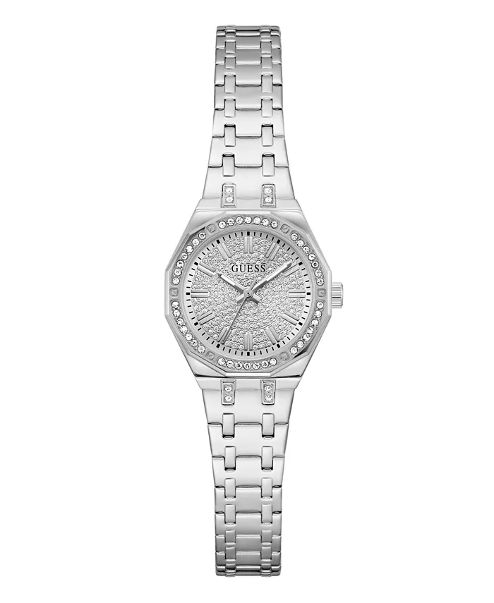 

Женские серебристые аналоговые часы, 25mm Guess
