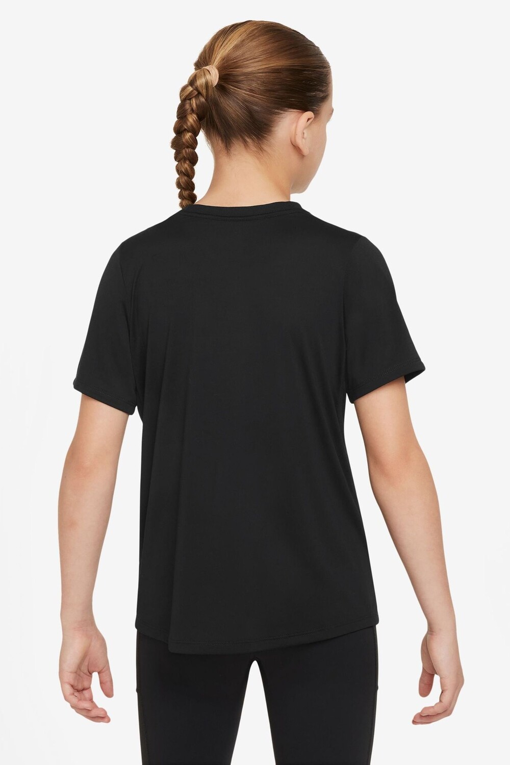 Одна футболка dri fit с коротким рукавом Nike, черный — фото 2