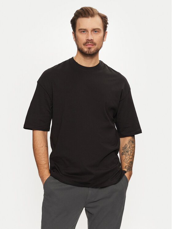 

Футболка оверсайз Charge 12259975 Jack&Jones, черный