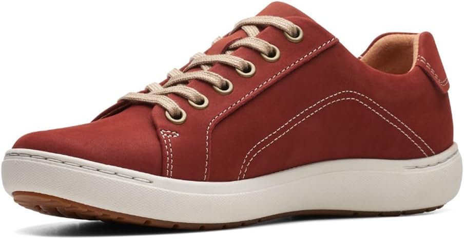 Кроссовки Clarks Unisex-Adult Nalle Lace, Chestnut — фото 2