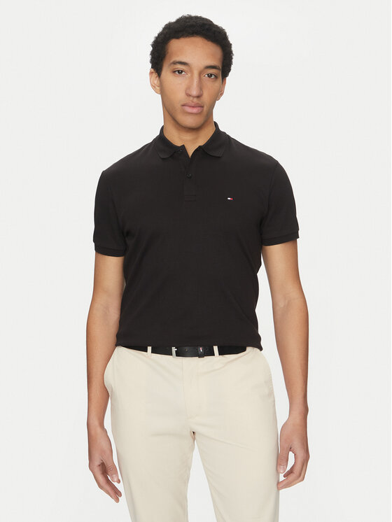 

Рубашка поло стандартный крой Essential MW0MW35585 Tommy Hilfiger, черный