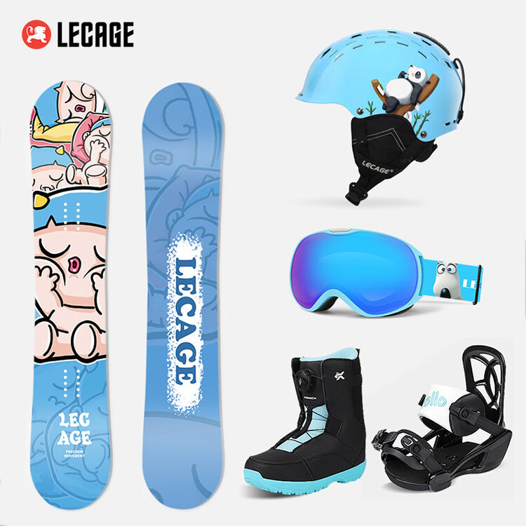 

HEAD Детский лыжный комплект LECAIGE с быстросъемными ботинками и креплениями, шлемом и очками (5 предметов), 100 см