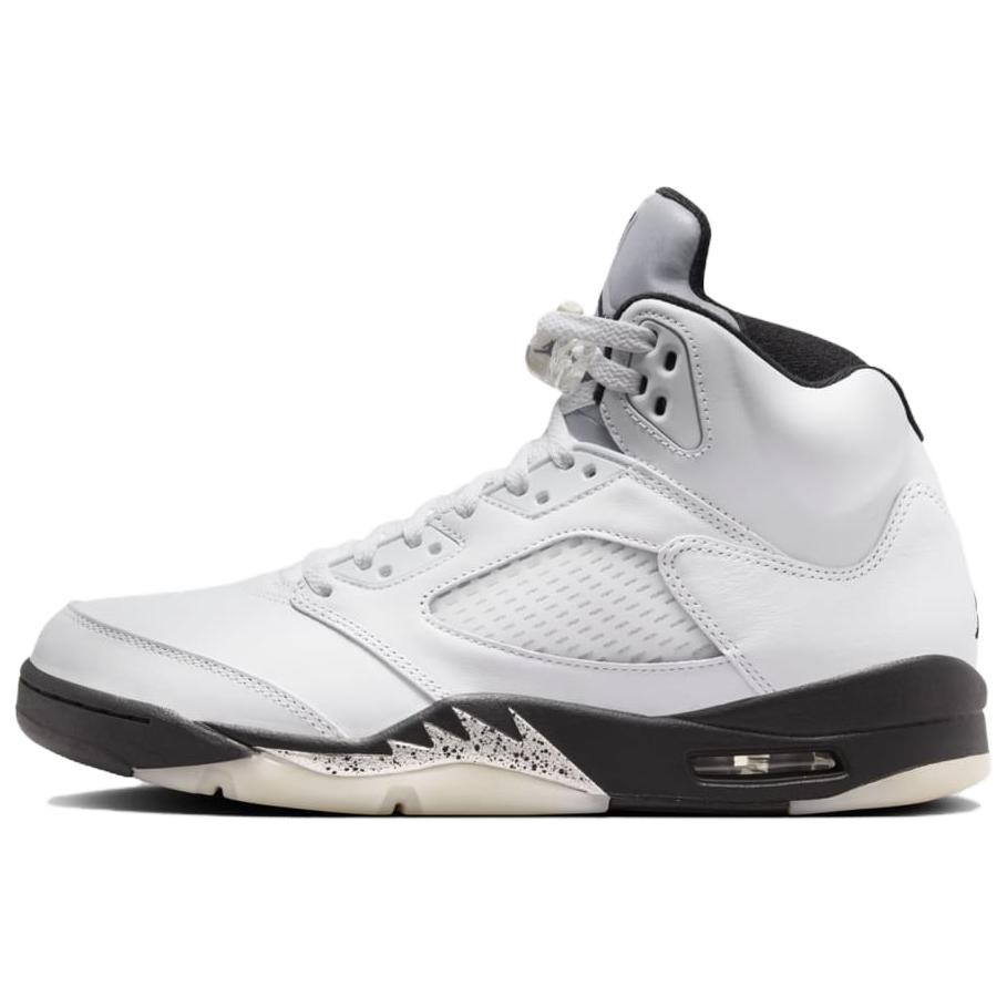 

Кроссовки Jordan 5 Retro Reverse Metallic, белый/черный