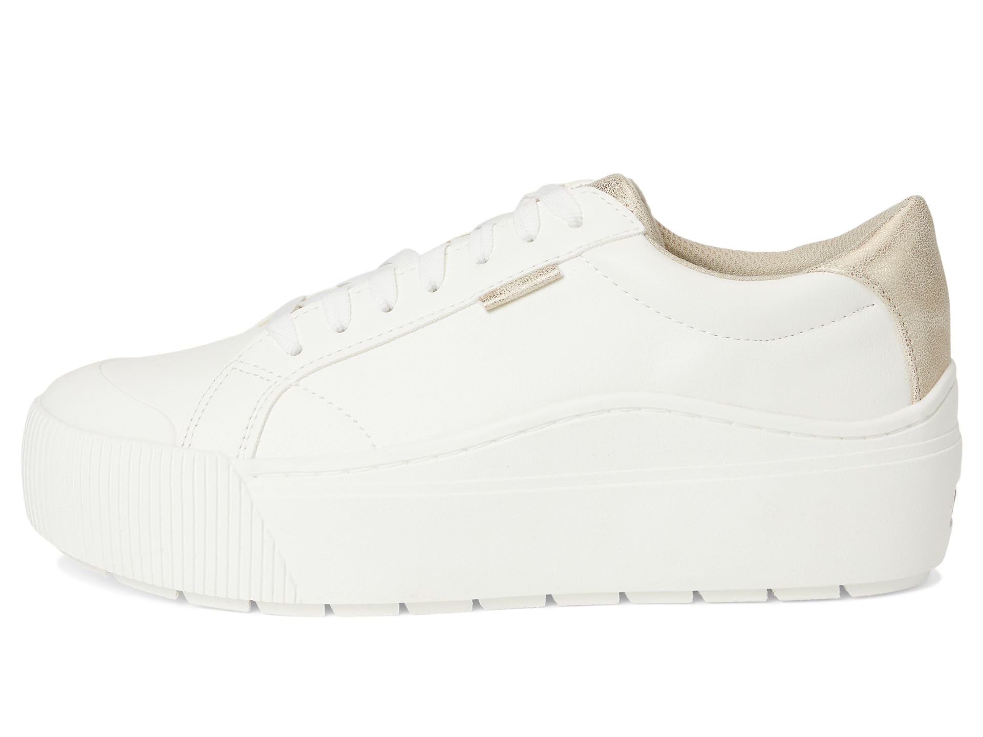 Кроссовки Dr. Scholl's Time Off Max Platform Sneaker, цвет White Gold Faux Leather — фото 4