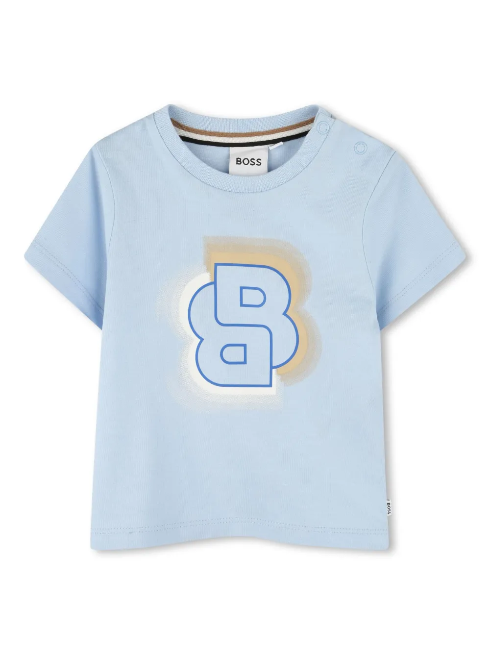 

Футболка с логотипом BOSS Kidswear, синий