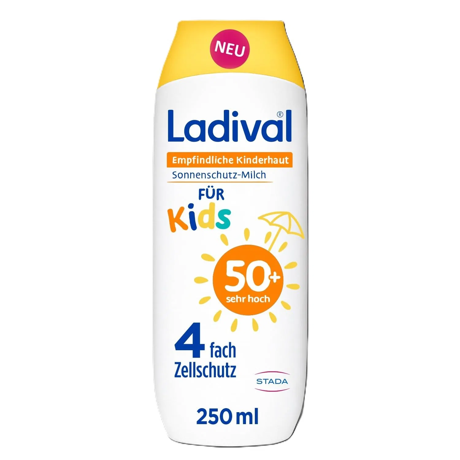 Детское солнцезащитное молочко Ladival Sensitive SPF 50+, 250 мл Ladival