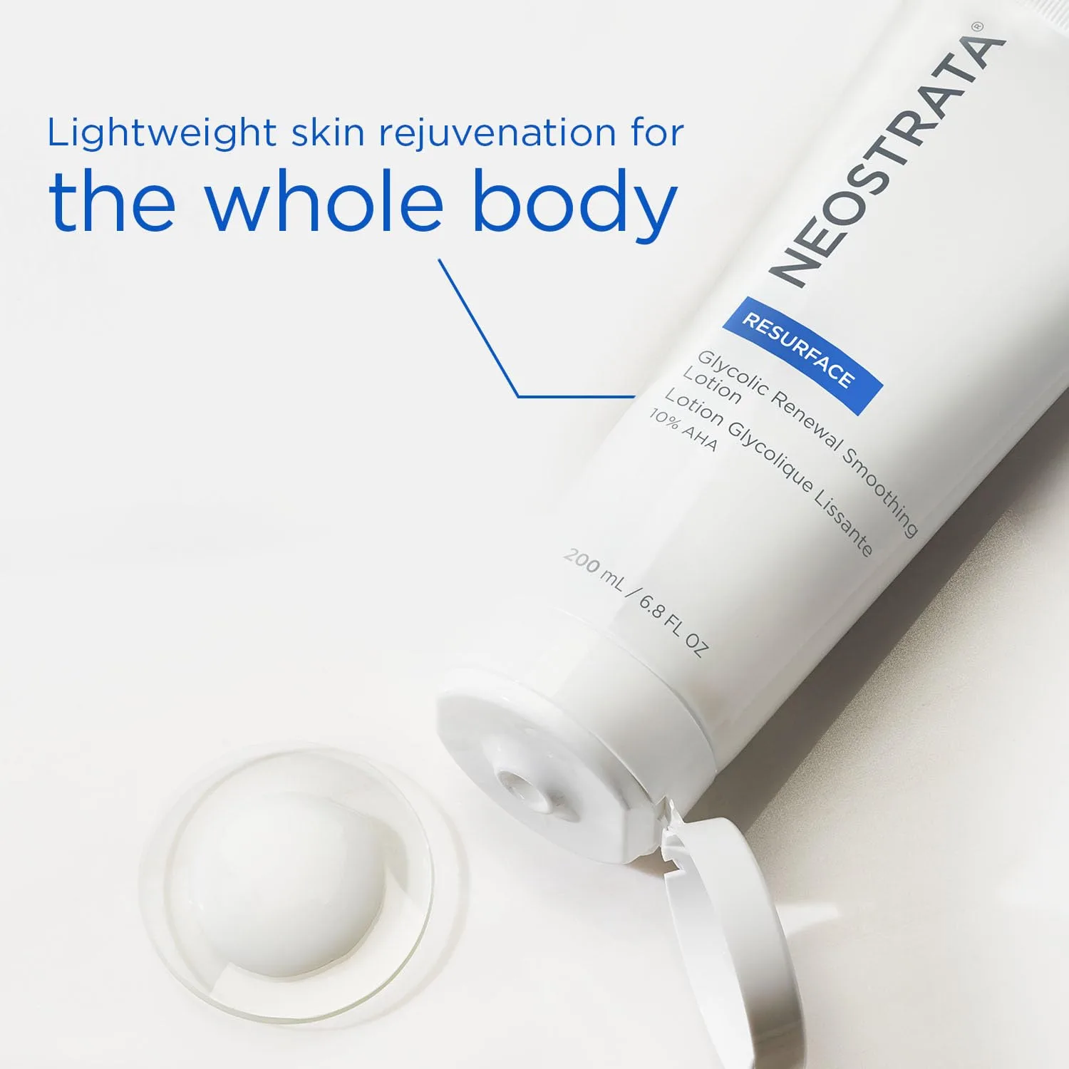 NEOSTRATA GLYCOLIC RENEWAL Разглаживающий лосьон для лица, тела и рук, легкая текстура, способствующая омоложению кожи. Без масел и отдушек. 6,8 жидких унций. — фото 4