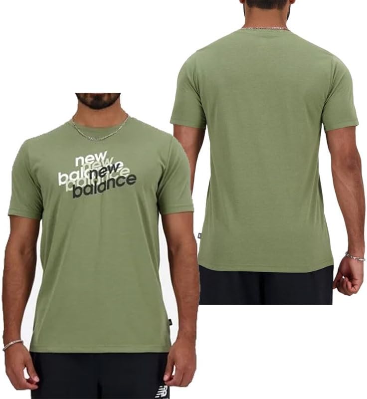 

Мужская футболка New Balance с коротким рукавом, Dry Heather Tech Graphic Short Sleeve T-Shirt (MT41071)