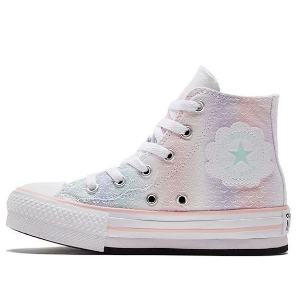 

Кеды Converse Chuck Taylor All Star Lift Platform High PS 'Mermaid Scales', белый