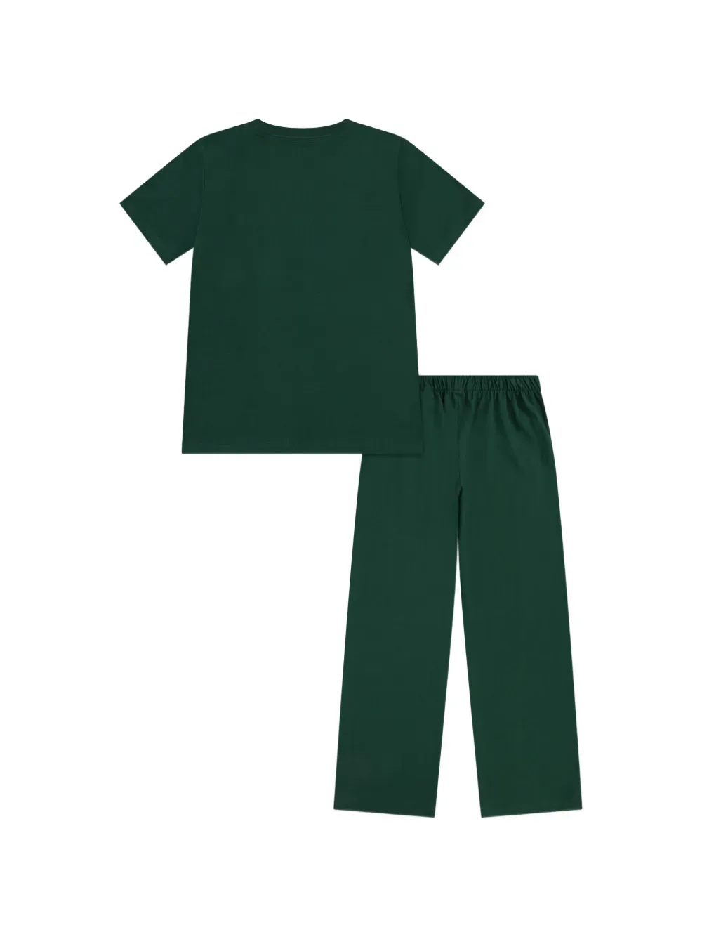 Пижама с вышитым логотипом POLO RALPH LAUREN KIDS, зеленый — фото 2