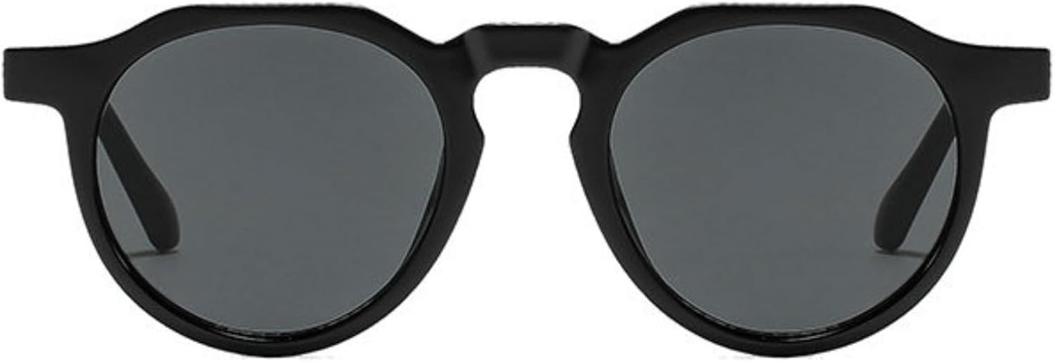 

Солнцезащитные очки Willochra Retro Small Round Punk для женщин, модные градиентные очки с защитой от УФ-излучения UV400 для мужчин, с заклепками, черные, многоугольные, C1