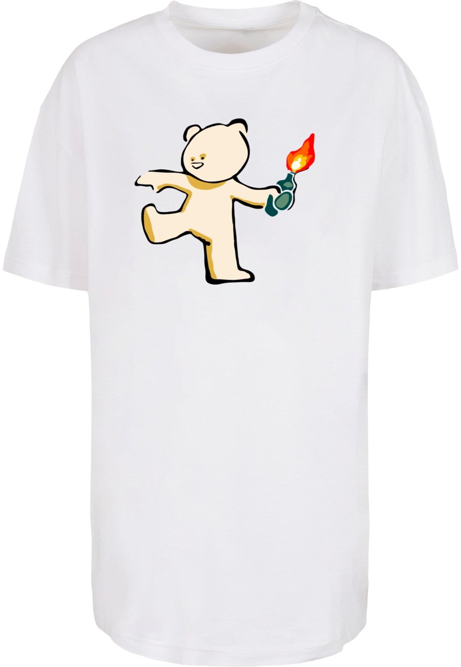 

Рубашка Merchcode Brandalised - Molotov Teddy, белый