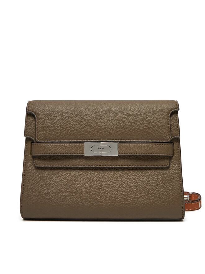 

Сумка Tory Burch Lee Radziwill Pebbled Shoulder Bag 158723, зеленый