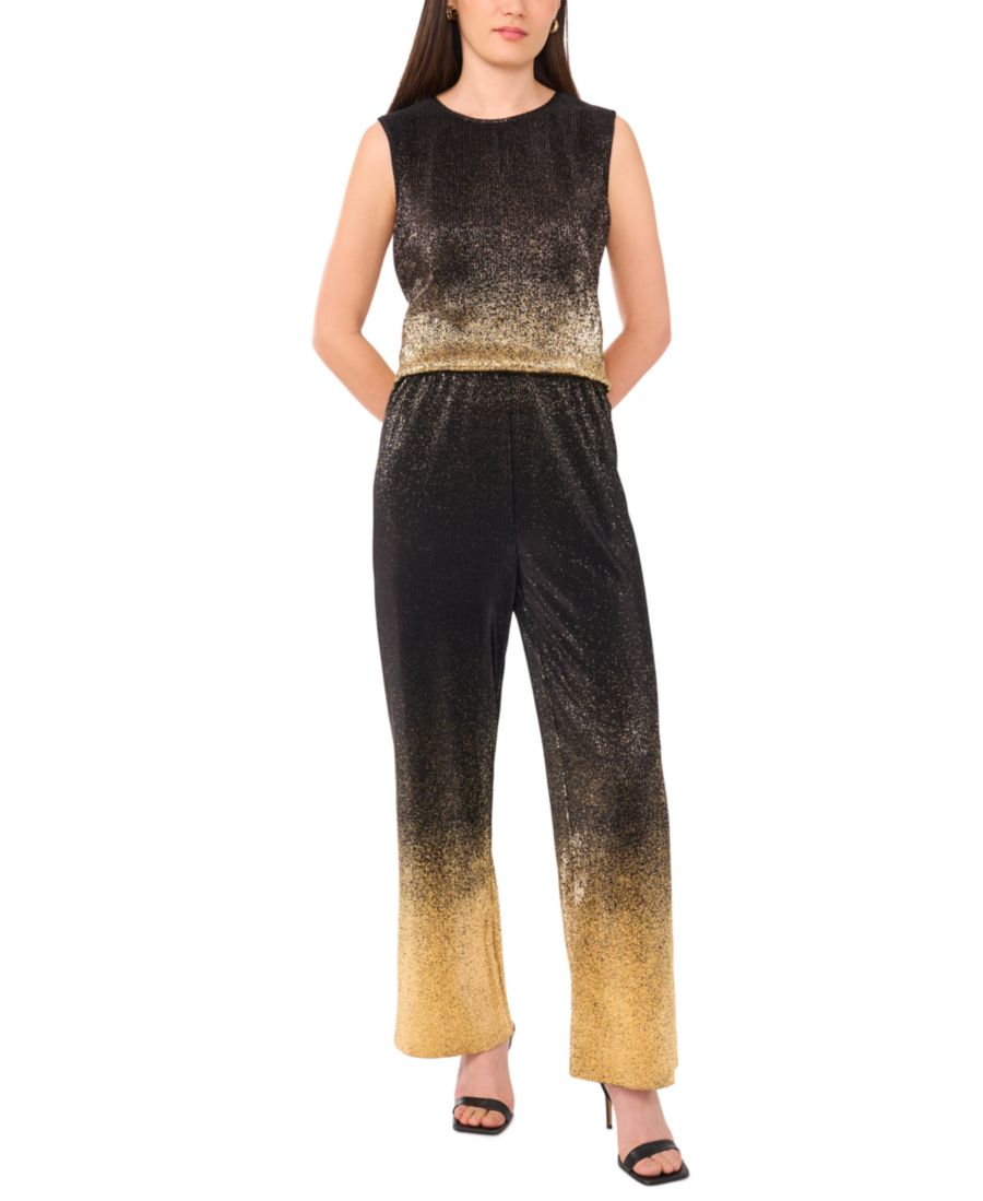 

Женская блузка без рукавов с круглым вырезом Vince Camuto, Rich Black