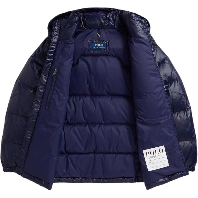 Детская пуховая куртка Kids' Polo Ralph Lauren, синий — фото 3