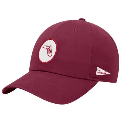 

Бейсболка Nike Florida State Logo College Adjustable Cap, цвет Team Maroon