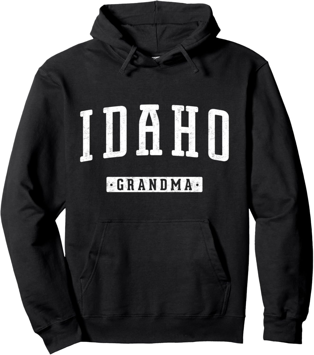 

Винтажная толстовка «Бабушка из Айдахо» Grandma From Idaho, черный