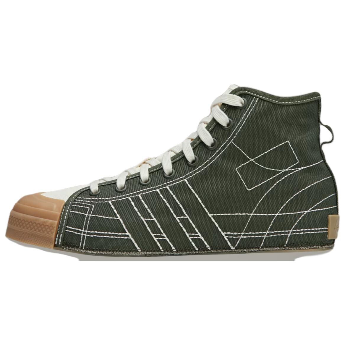 Y-3 Nizza High «Ночной карго контрастный стежок» Adidas