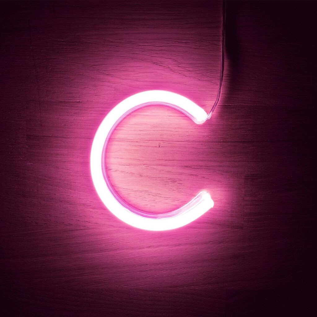 

Светодиодные буквы неоново-розовый C розовый LEDKIA