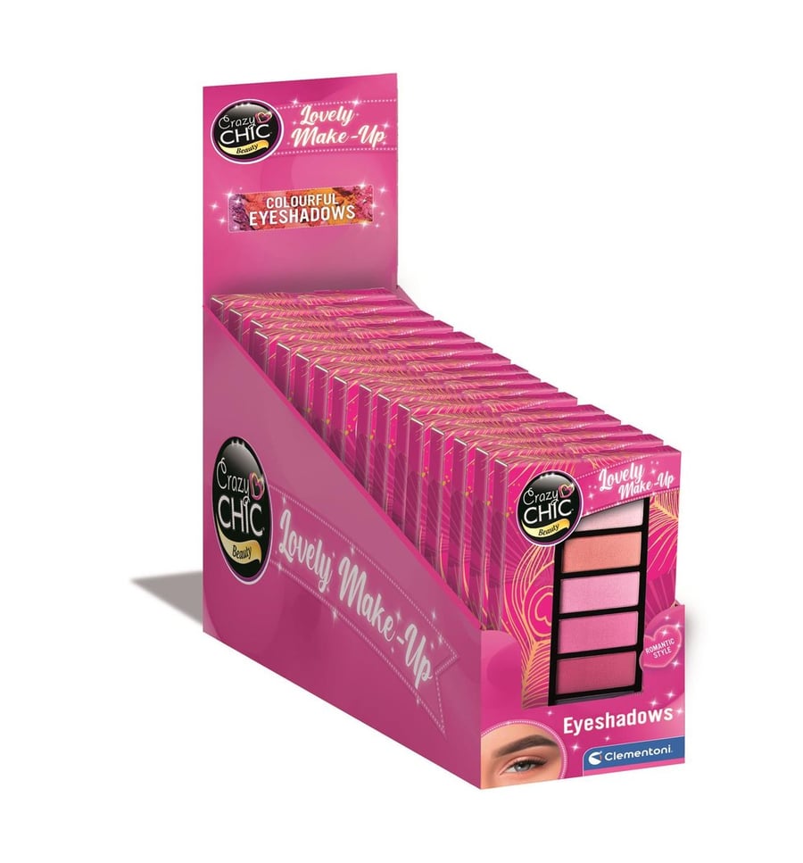 

Clementoni, палетка теней для век Pink Power Crazy Chic 18181