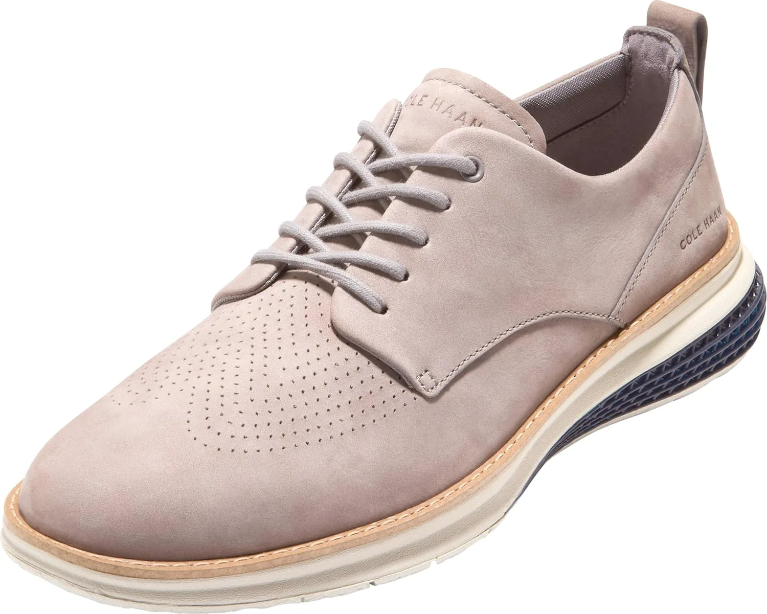 Мужские туфли Cole Haan Originalgrand Energyweave с перфорированным носком, серебряный — фото 2