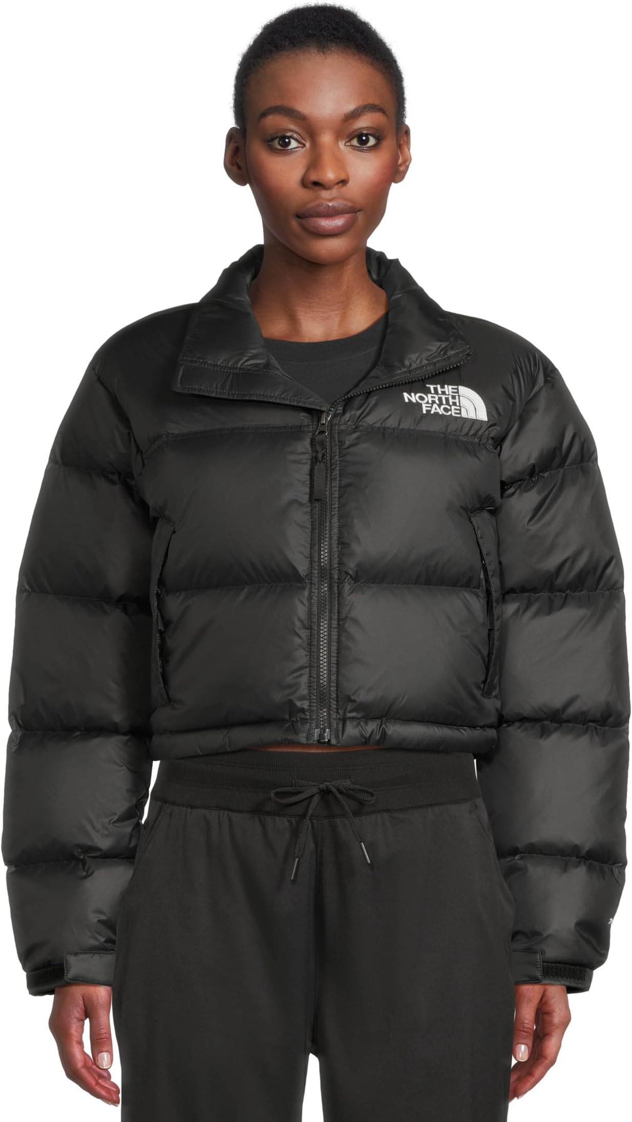 

Женская короткая куртка Nuptse The North Face, Tnf Black/Tnf Black-r