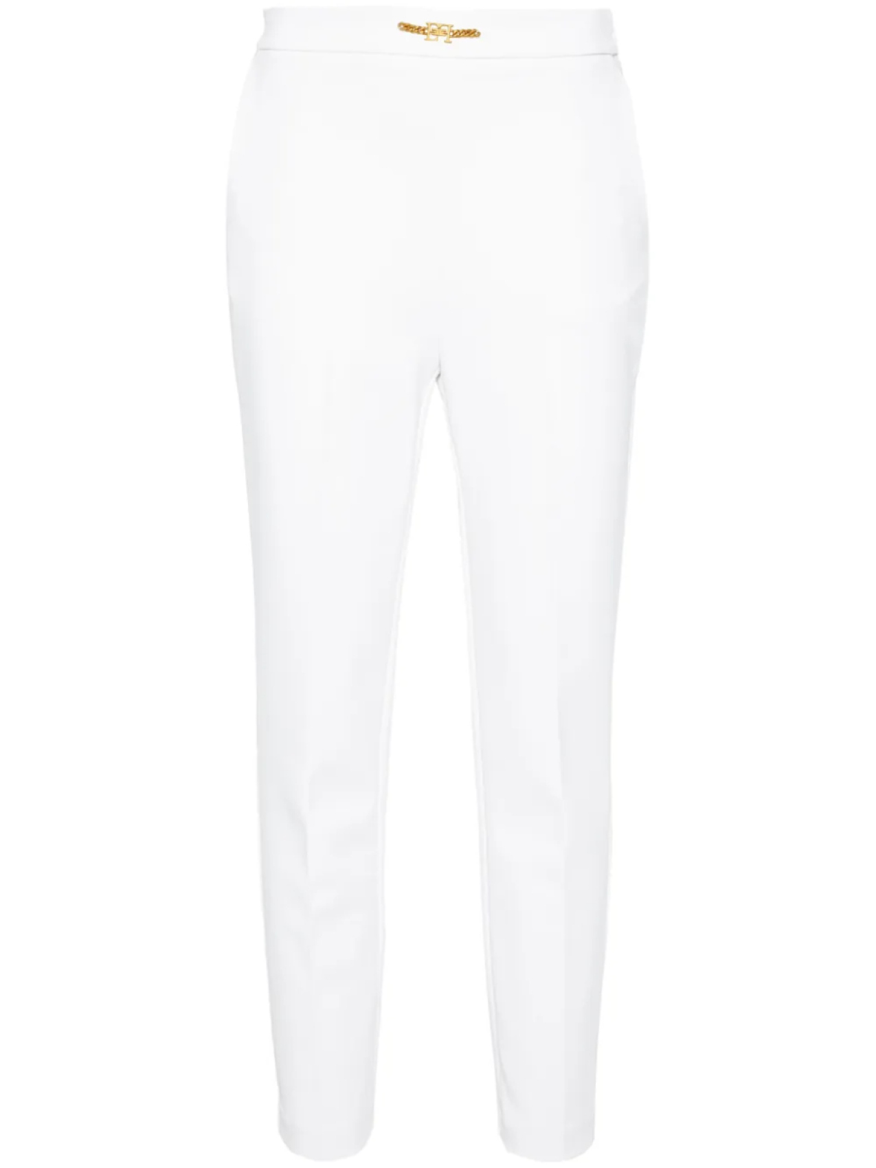 

Elisabetta Franchi зауженные брюки с логотипом, белый