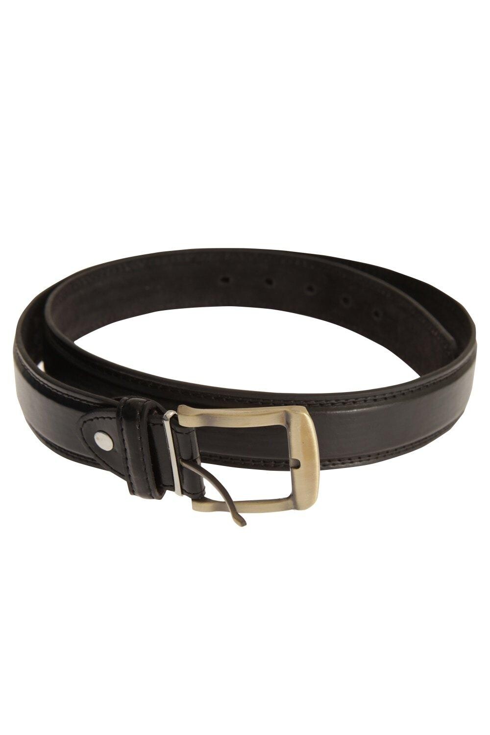 

Кожаный ремень шириной 1,25 дюйма Forest Belts, черный