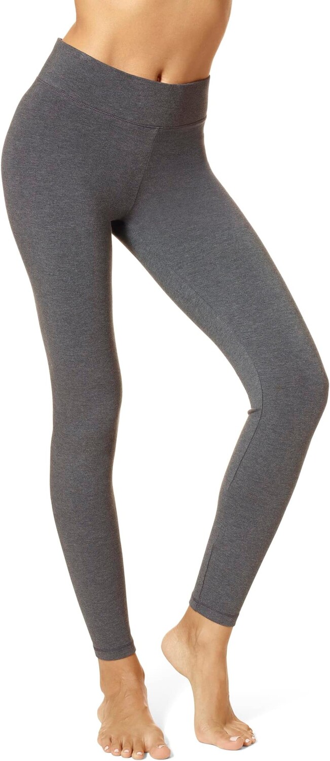 

Ультра-леггинсы с широким поясом HUE, цвет Graphite Heather