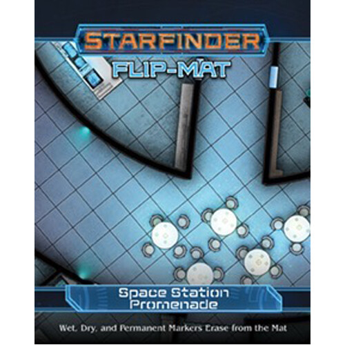 

Игровой коврик Starfinder Flip-Mat: Space Station Promenade