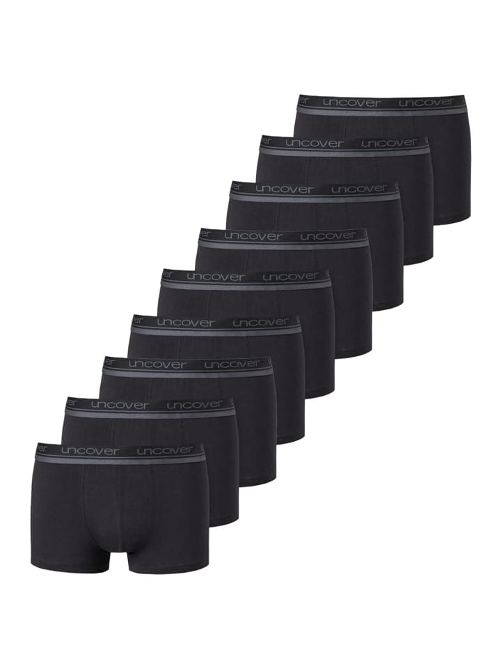 

UNCOVER BY SCHIESSER Ретро шорты/брюки базового стиля, черные