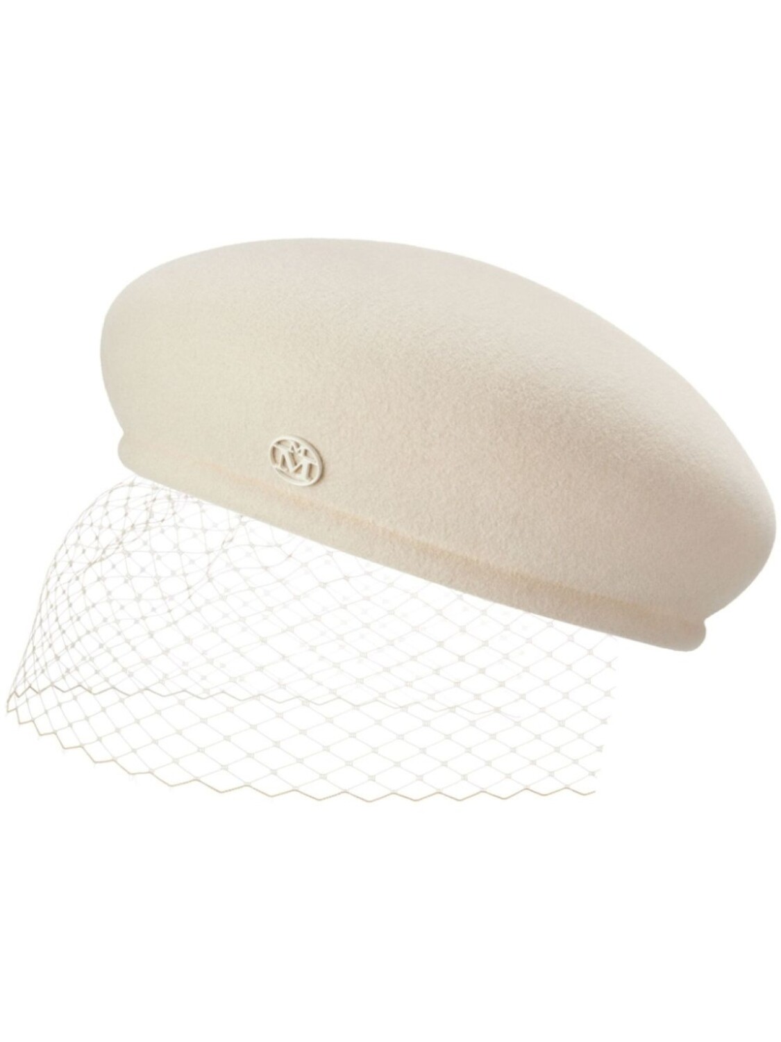 

Берет New Bonnie Veil Maison Michel, нейтральный цвет