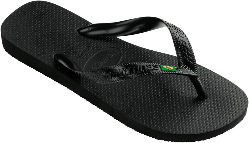Шлепанцы Havaianas для взрослых, унисекс, с ремешком между пальцами, черный — фото 2