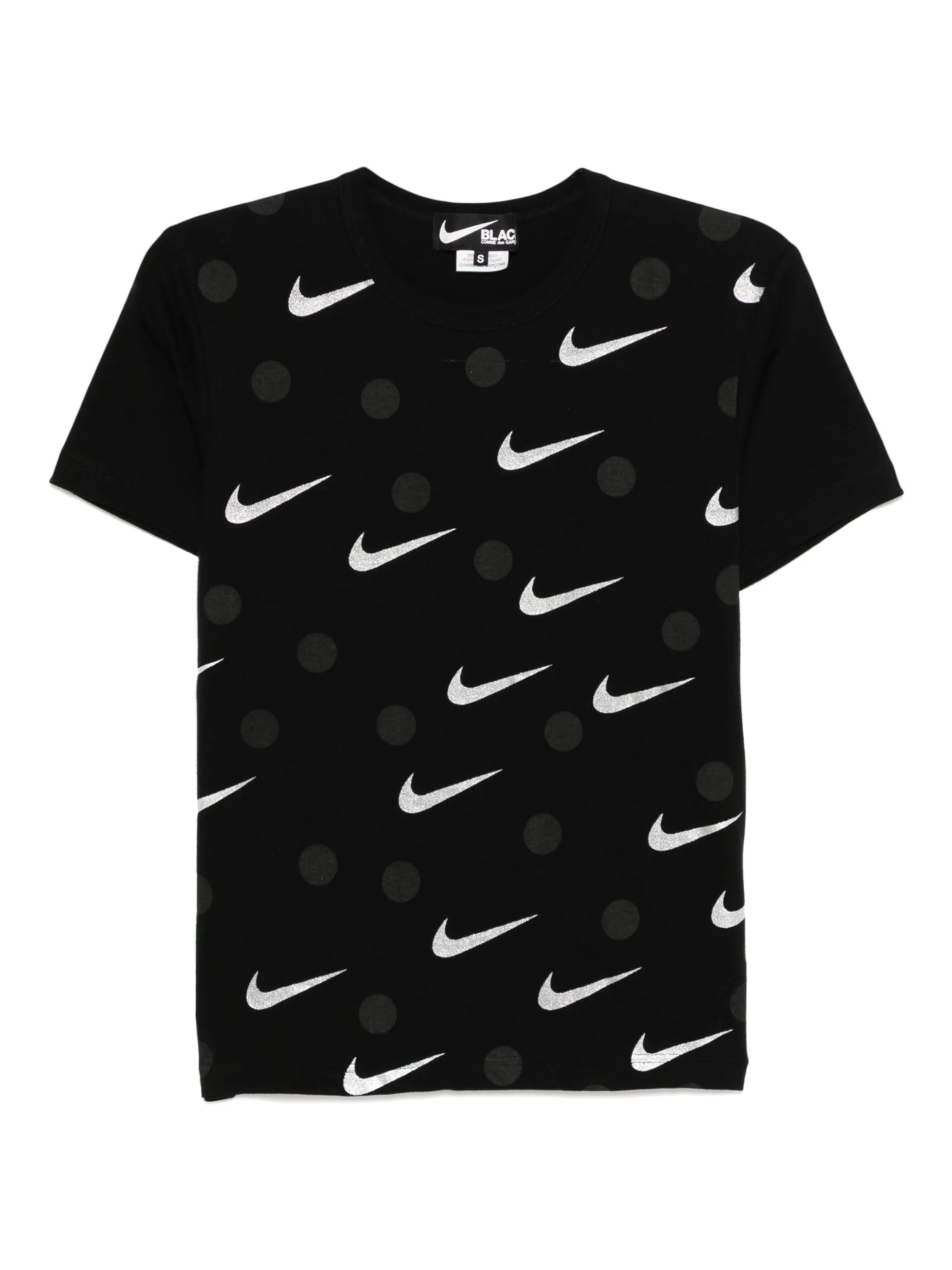 

Футболка с принтом из коллаборации с Nike Black Comme Des Garçons, черный