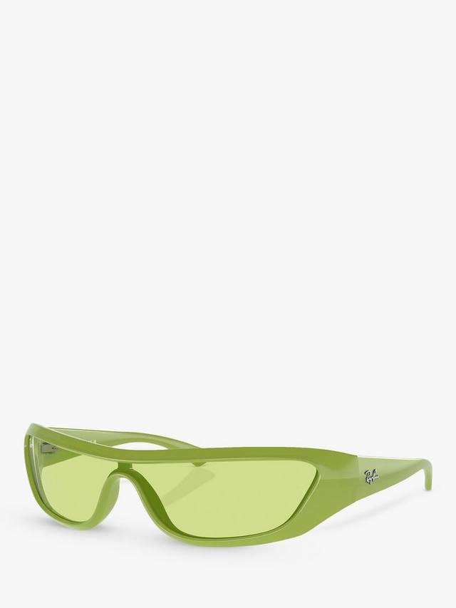 

Солнцезащитные очки rb4431 унисекс xan wrap Ray-Ban, цвет Apple Green